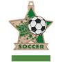 Hasty Awards 2.5" Star Soccer Medal M-715S