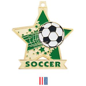 GOLD MEDAL/FLAG RIBBON