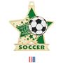 Hasty Awards 2.5" Star Soccer Medal M-715S