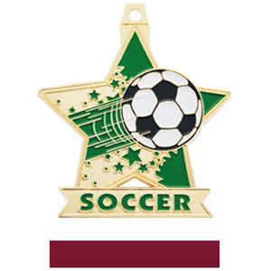 GOLD MEDAL/MAROON RIBBON