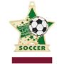 Hasty Awards 2.5" Star Soccer Medal M-715S