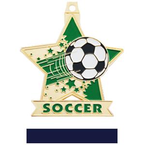 GOLD MEDAL/NAVY RIBBON