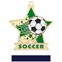 Hasty Awards 2.5" Star Soccer Medal M-715S