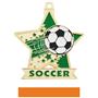 Hasty Awards 2.5" Star Soccer Medal M-715S