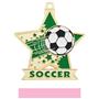Hasty Awards 2.5" Star Soccer Medal M-715S