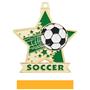 Hasty Awards 2.5" Star Soccer Medal M-715S