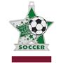 Hasty Awards 2.5" Star Soccer Medal M-715S