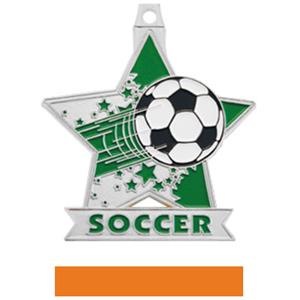 SILVER MEDAL/ORANGE RIBBON