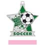 Hasty Awards 2.5" Star Soccer Medal M-715S