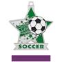 Hasty Awards 2.5" Star Soccer Medal M-715S
