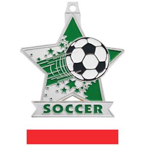 SILVER MEDAL/RED RIBBON