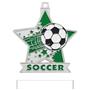 Hasty Awards 2.5" Star Soccer Medal M-715S