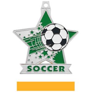 SILVER MEDAL/YELLOW RIBBON
