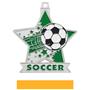 Hasty Awards 2.5" Star Soccer Medal M-715S