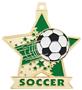 Hasty Awards 2.5" Star Soccer Medal M-715S