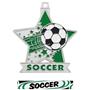 Hasty Awards 2.5" Star Soccer Medal M-715S
