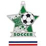 Hasty Awards 2.5" Star Soccer Medal M-715S
