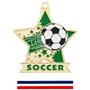 Hasty Awards 2.5" Star Soccer Medal M-715S