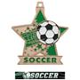 Hasty Awards 2.5" Star Soccer Medal M-715S