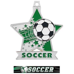 SILVER MEDAL/ULTIMATE SOCCER RIBBON