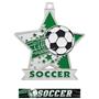 Hasty Awards 2.5" Star Soccer Medal M-715S
