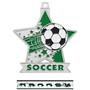Hasty Awards 2.5" Star Soccer Medal M-715S