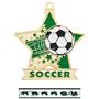 Hasty Awards 2.5" Star Soccer Medal M-715S