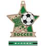 Hasty Awards 2.5" Star Soccer Medal M-715S