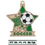 Hasty Awards 2.5" Star Soccer Medal M-715S