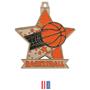2.5" Star Basketball Medal M-715B