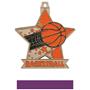 2.5" Star Basketball Medal M-715B