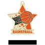 2.5" Star Basketball Medal M-715B