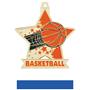 2.5" Star Basketball Medal M-715B