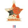 2.5" Star Basketball Medal M-715B