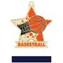2.5" Star Basketball Medal M-715B