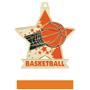 2.5" Star Basketball Medal M-715B
