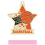 2.5" Star Basketball Medal M-715B