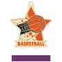 2.5" Star Basketball Medal M-715B