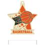 2.5" Star Basketball Medal M-715B