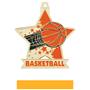 2.5" Star Basketball Medal M-715B