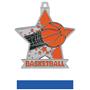 2.5" Star Basketball Medal M-715B
