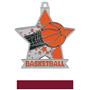 2.5" Star Basketball Medal M-715B