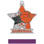2.5" Star Basketball Medal M-715B