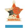 2.5" Star Basketball Medal M-715B