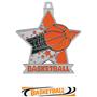 2.5" Star Basketball Medal M-715B