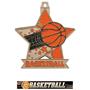 2.5" Star Basketball Medal M-715B