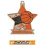 2.5" Star Basketball Medal M-715B