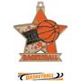 2.5" Star Basketball Medal M-715B
