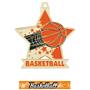 2.5" Star Basketball Medal M-715B