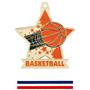 2.5" Star Basketball Medal M-715B
